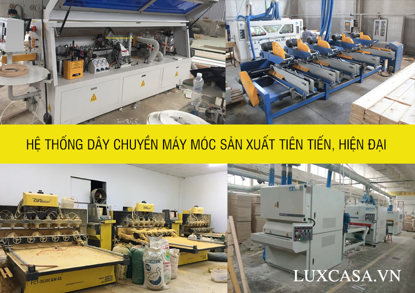 Hệ thống máy móc trang thiết bị hiện đại