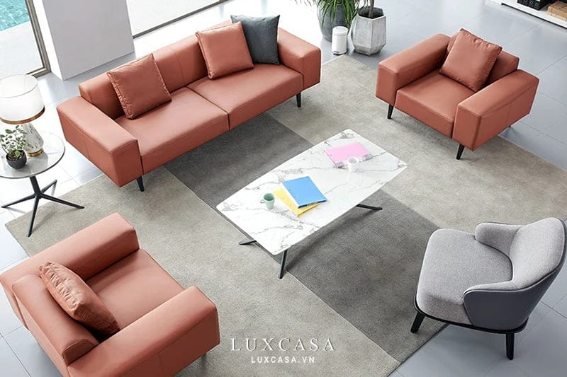 ghế sofa văn phòng đẹp hiện đại SP217