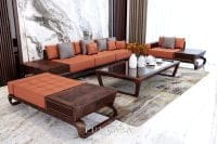 Bộ sofa gỗ óc chó SG03