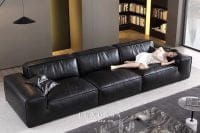 ghế sofa da bò thật SD601