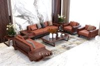 Ghế sofa gỗ óc chó SG05