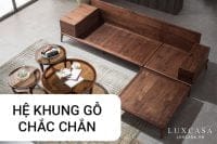 Khung ghế sofa gỗ